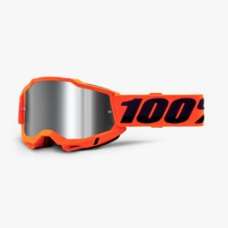 Μάσκα Moto/MTB 100% Accuri 2 fluo πορτοκαλί (καθρέπτης ασημί)