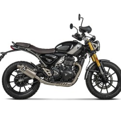 Τελικό εξάτμισης Akrapovic Triumph Scrambler 400 X τιτάνιο