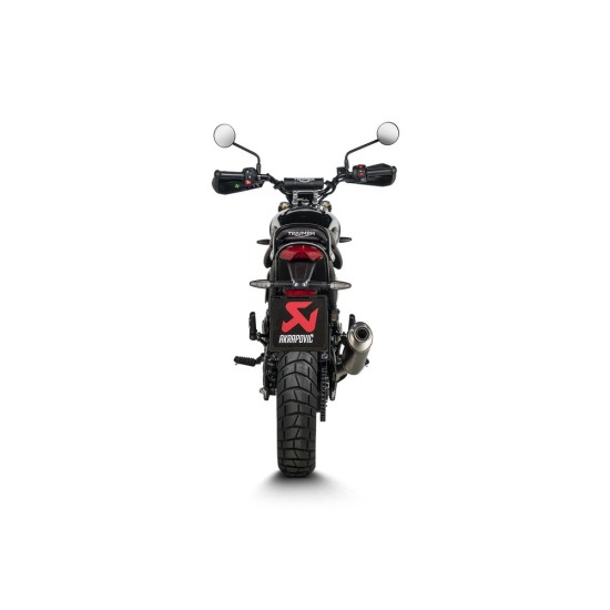 Τελικό εξάτμισης Akrapovic Triumph Scrambler 400 X τιτάνιο