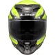 Κράνος LS2 Dragon FF807 Carbon Trax fluo κίτρινο γυαλιστερό