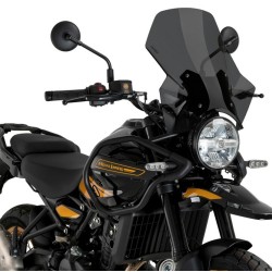 Ζελατίνα Puig Touring ρυθμιζόμενη Royal Enfield Himalayan 450 σκούρο φιμέ