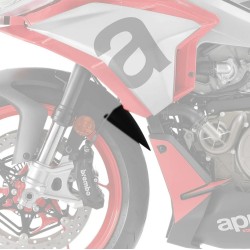 Επέκταση μπροστινού φτερού Puig Aprilia Tuono 660 μαύρη