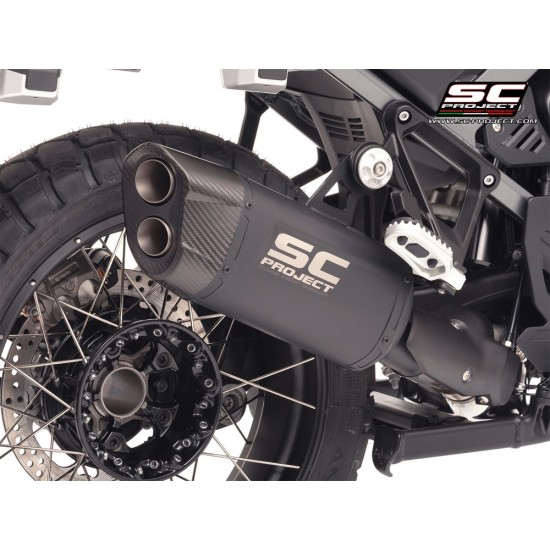 Τελικό εξάτμισης SC-Project Adventure-R BMW R 1300 GS Adv. μαύρο ματ-carbon (με OEM πλαϊνές βαλίτσες)