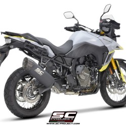 Τελικό εξάτμισης SC-Project Adventure Suzuki V-Strom 800/DE μαύρο ματ-carbon