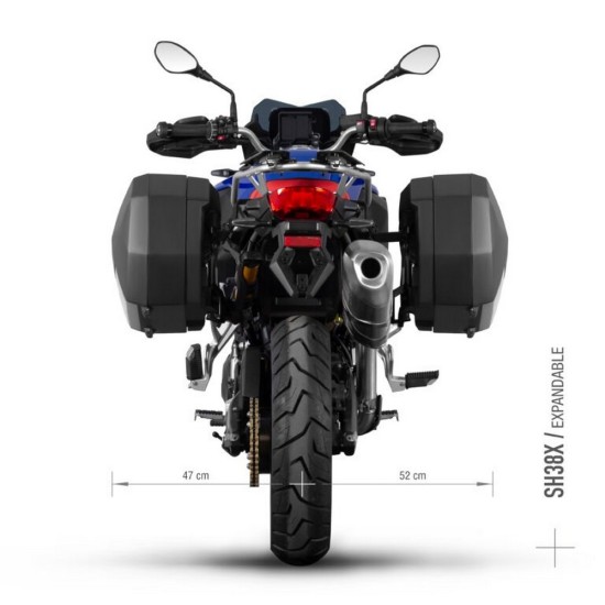 Βάσεις πλαϊνών βαλιτσών SHAD 3P System BMW F 800 GS 24-