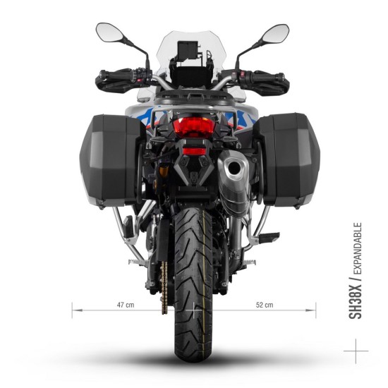 Βάσεις πλαϊνών βαλιτσών SHAD 3P System BMW F 900 GS Adv.