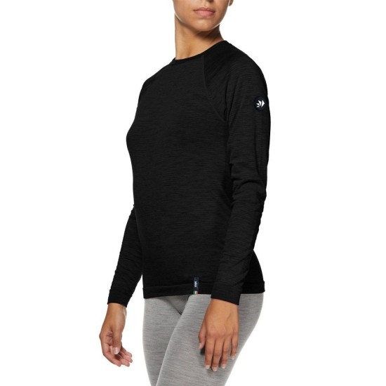 Ισοθερμική μπλούζα SIX2 carbon merino wool (1ου επιπέδου) μαύρη