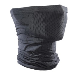 Neckwarmer SIX2 carbon molecula σκούρο γκρι-μαύρο