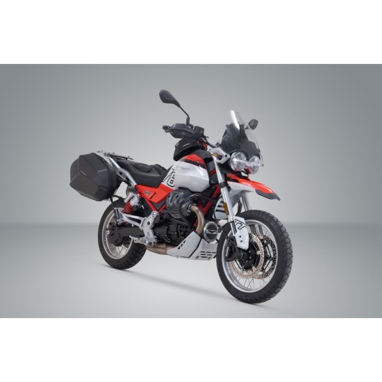 Σετ πλαϊνών βαλιτσών SW-Motech AERO και βάσεων PRO Moto Guzzi V85 TT 24-