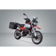 Σετ βάσεων και βαλιτσών SW-Motech DUSC Moto Guzzi V85 TT 24- μαύρο