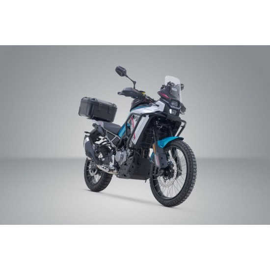 Σετ βάσης και βαλίτσας topcase SW-Motech DUSC L CFMoto 450MT μαύρο