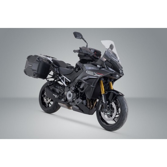 Σετ βάσεων και βαλιτσών SW-Motech DUSC M 33 lt. Suzuki GSX-S 1000 GX μαύρο