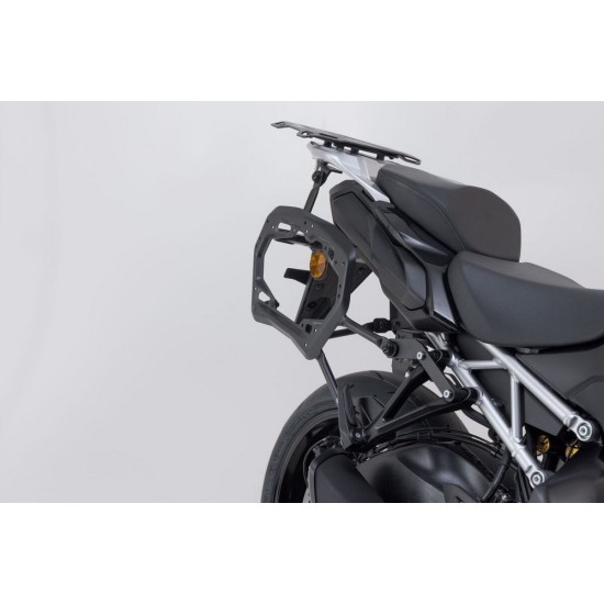 Σετ βάσεων και βαλιτσών SW-Motech DUSC M 33 lt. Suzuki GSX-S 1000 GX μαύρο