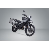 Σετ βάσεων και βαλιτσών SW-Motech TRAX ADV 37LT. Royal Enfield Himalayan 450 ασημί