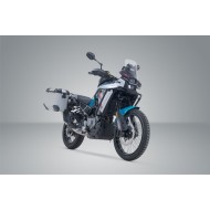 Σετ βάσεων και βαλιτσών SW-Motech TRAX ADV CFMoto 450MT ασημί