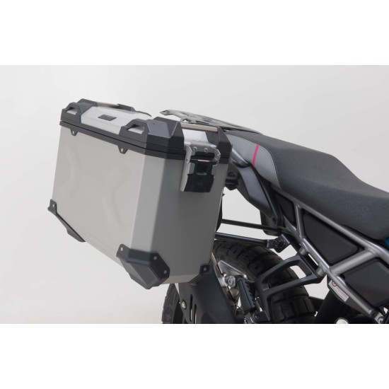 Σετ βάσεων και βαλιτσών SW-Motech TRAX ADV CFMoto 450MT ασημί