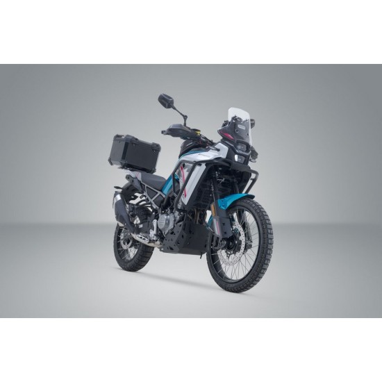 Σετ βάσης και βαλίτσας topcase SW-Motech TRAX ADV CFMoto 450MT μαύρο