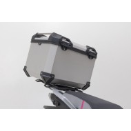 Σετ βάσης και βαλίτσας topcase SW-Motech TRAX ADV CFMoto 450MT ασημί