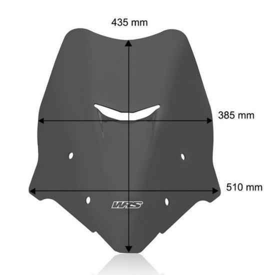 Ζελατίνα WRS Touring ψηλή Benelli TRK 702/X σκούρο φιμέ