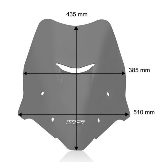 Ζελατίνα WRS Touring ψηλή Benelli TRK 702/X ελαφρώς φιμέ