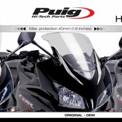 Ζελατίνα Puig Z-Racing Honda CBR 500 R 13-15 μαύρη